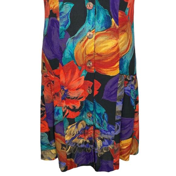 Carole Little Vintage Drop Waist Button Down Dress - Picture 6 of 9